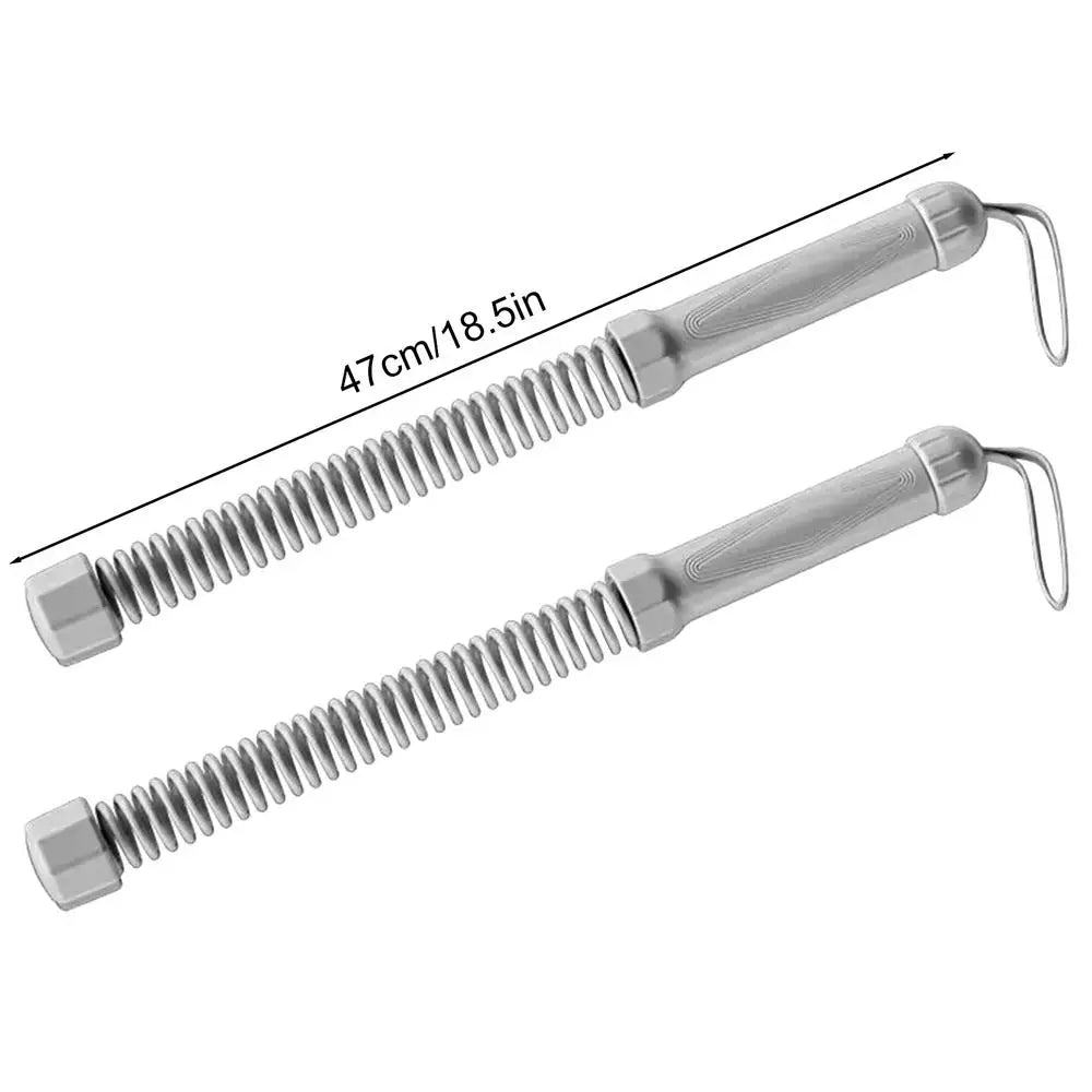 Battle Ropes 2 Pieces Rope Workout Anti-Knot Cordless Fitness Strap Shock-Absorbent Non-Slip Compact for Men Women Sports Home