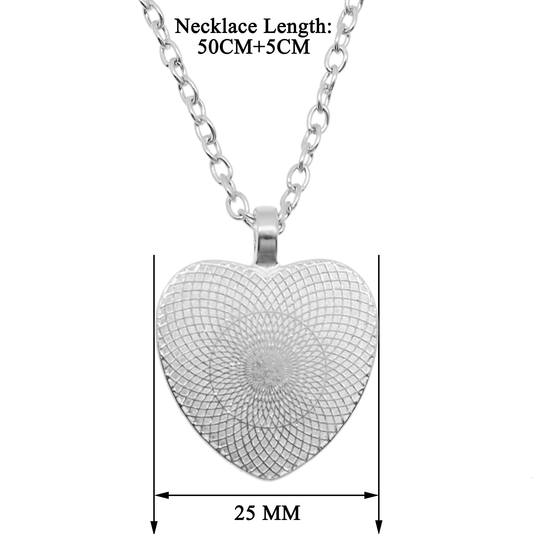 Customized Necklaces For Personalised Custom Pendant Peach Heart Necklace Glass Pendants Mum Dad Baby Custom Gifts Jewelry