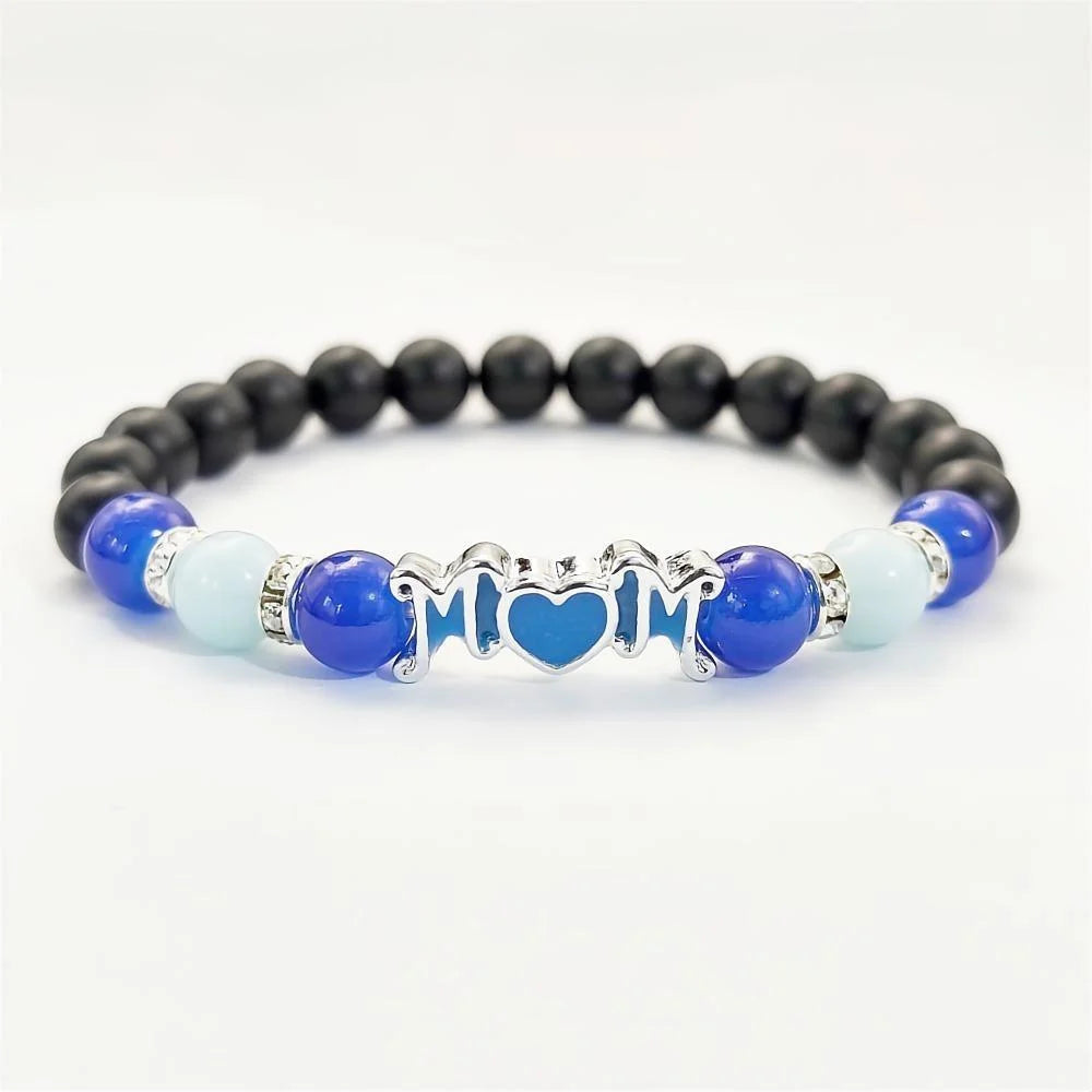 Mother'S Day Love Night Light Bracelet Fashion Glow In The Dark Beaded Bracelets For Women Mom Jewelry Gift 2025 New